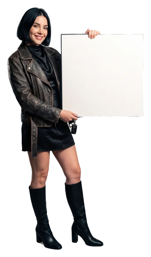 A woman holding a board: Pickering Casino Resort is 85 km east-northeast of Mohawk