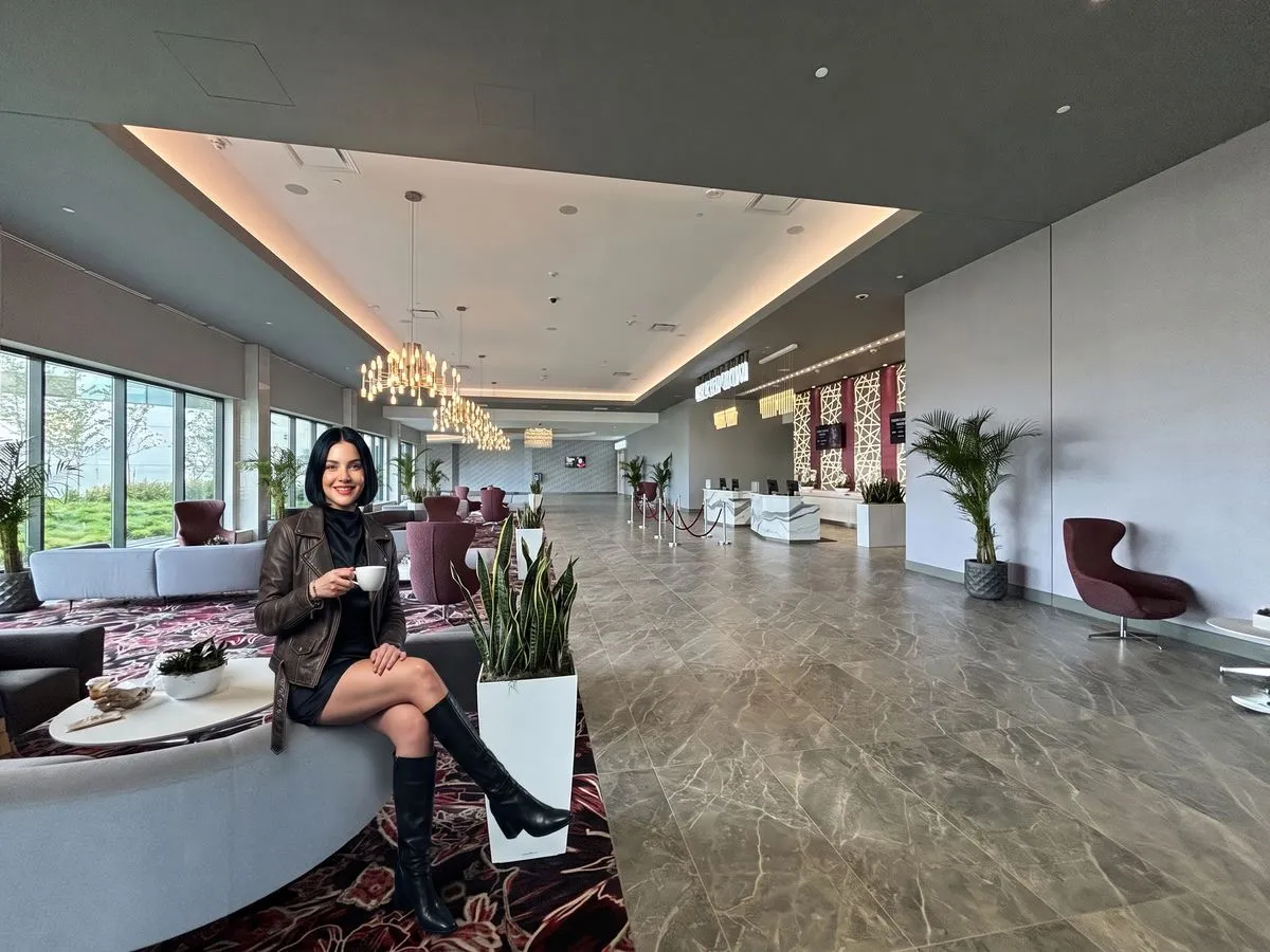 Hotel lobby lounge at Great Canadian Casino Resort Toronto